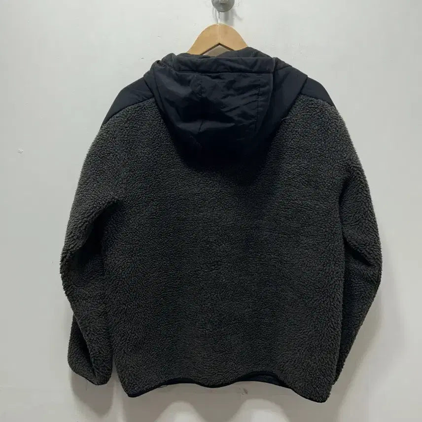 [BUNJANG] Nepa Black Fleece Hoodie L / 네파 검정색 후리스 후드집업 L