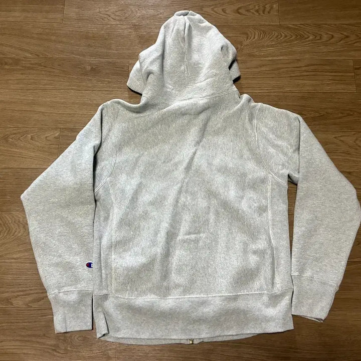[SOLD OUT] L) 챔피온 리버스위브 후드집업 라이트 그레이
