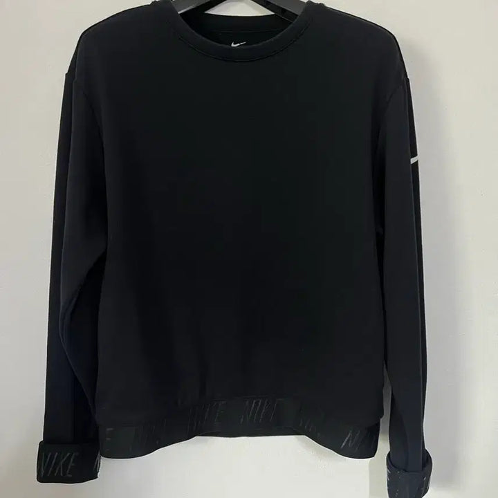 [BUNJANG] Nike Dri-FIT Crop Sweatshirt Black (S) - Women&