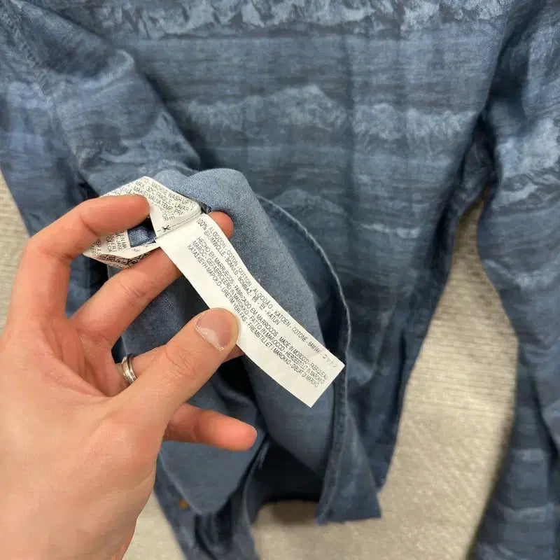 [BUNJANG] ZARA Slim Fit Long Sleeve Shirt / 자라 ZARA 슬림핏 긴팔 셔츠 S A09372