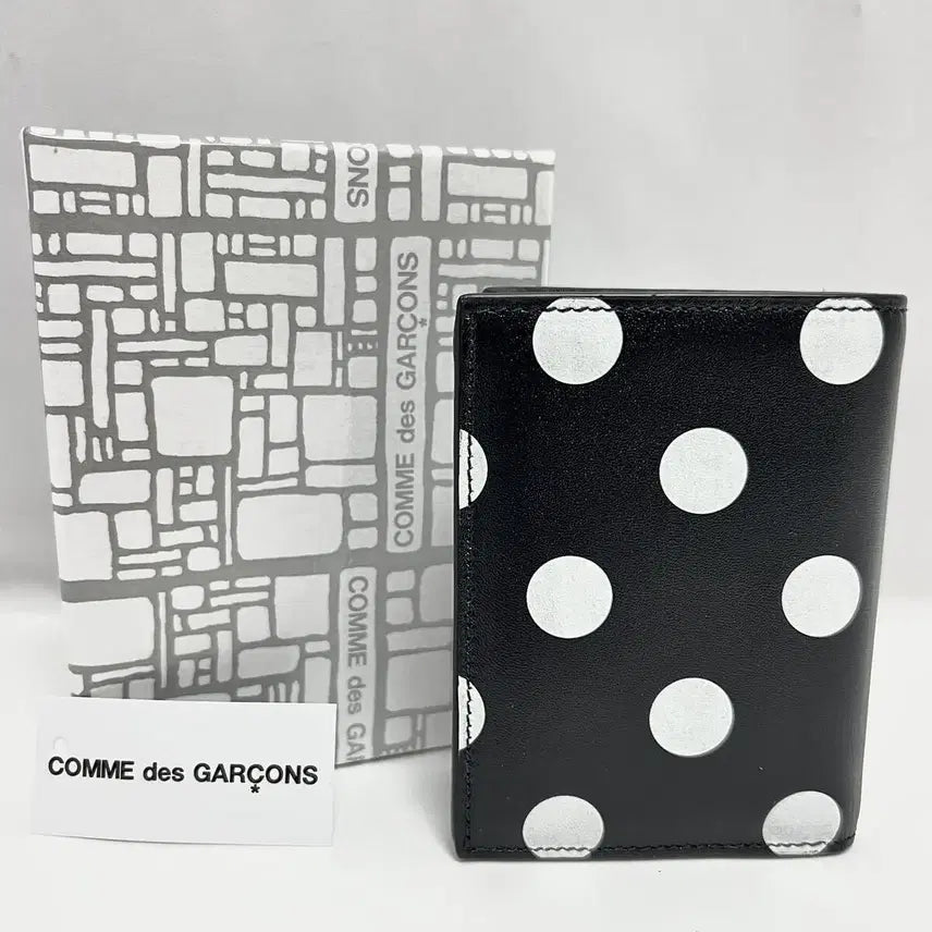 [BUNJANG] Comme des Garcons Polka Dot Wallet / [새제품]꼼데가르송 폴카도트 지갑 <블랙>