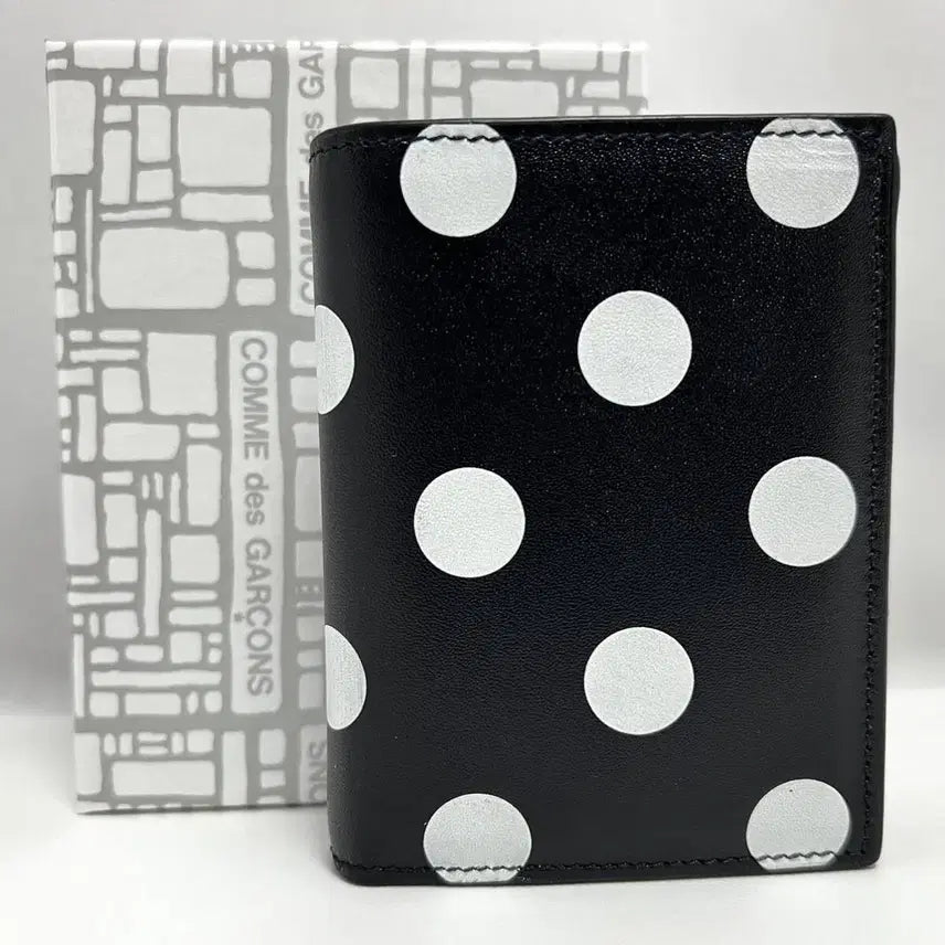 [BUNJANG] Comme des Garcons Polka Dot Wallet / [새제품]꼼데가르송 폴카도트 지갑 <블랙>