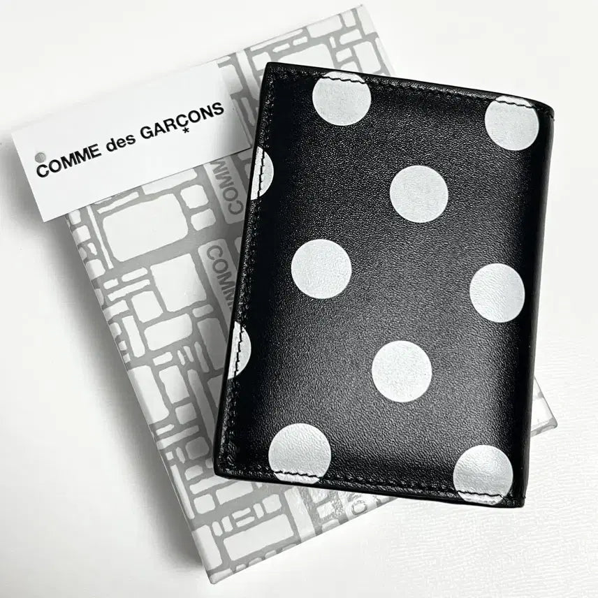 [BUNJANG] Comme des Garcons Polka Dot Wallet / [새제품]꼼데가르송 폴카도트 지갑 <블랙>