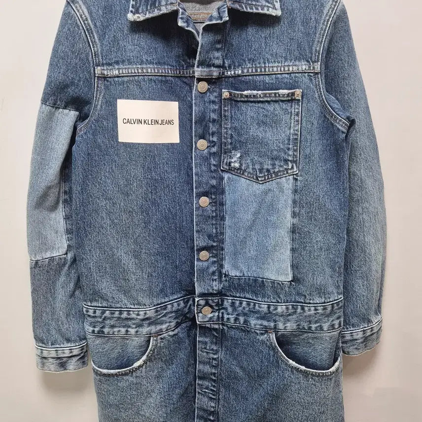 [BUNJANG] Calvin Klein Denim Dress XS / (153) CK 켈빈클라인 데님 원피스