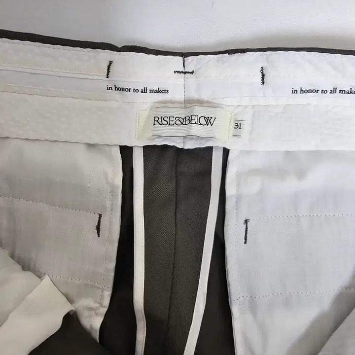 [BUNJANG] Rise and Below 26SS Supima Chino Olive Pants / 라이즈앤빌로우 26SS 수피마 265치노 올리브/택포함 새상품