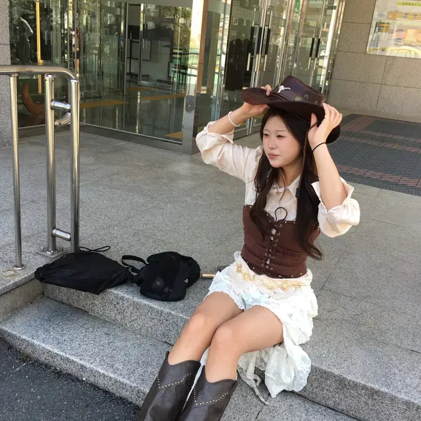 [BUNJANG] Cowgirl Graduation Outfit Rental Set / 카우걸 졸업사진 옷 대여해 드립니다!