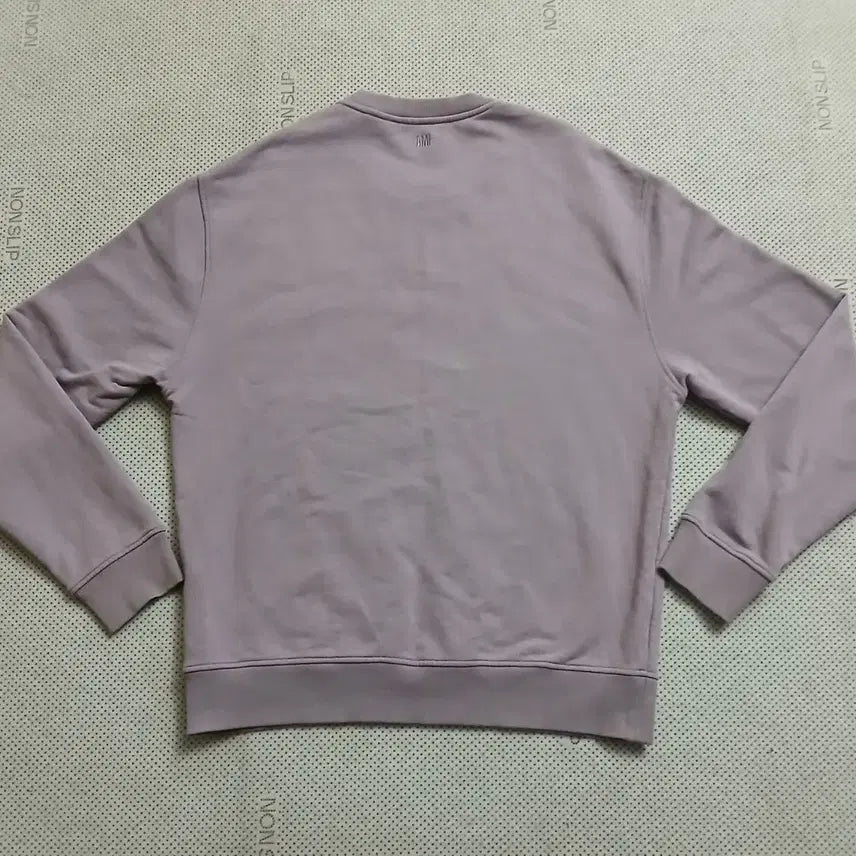 [BUNJANG] AMI Small Heart Logo Sweatshirt Purple / 아미 스몰 하트 로고 맨투맨 퍼플