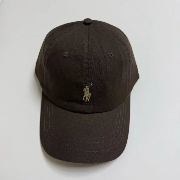 [SOLD OUT] 폴로 랄프로렌 볼캡모자 (진브라운)(골드포니자수)(새상품)
