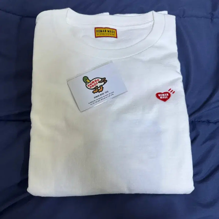 [BUNJANG] Human Made White Long Sleeve T-shirt (L) / 휴먼메이드 화이트 긴팔티셔츠(L)