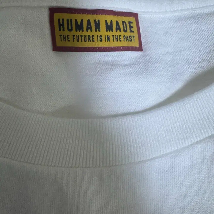 [BUNJANG] Human Made White Long Sleeve T-shirt (L) / 휴먼메이드 화이트 긴팔티셔츠(L)