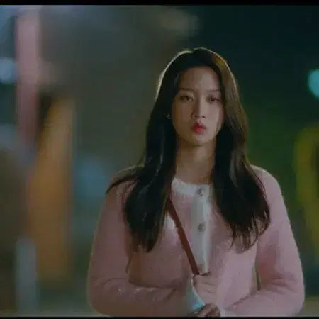 [BUNJANG] Maje Lurex Cardigan (Pink) - Size 1 / 마쥬 루렉스 가디건 핑크 1사이즈