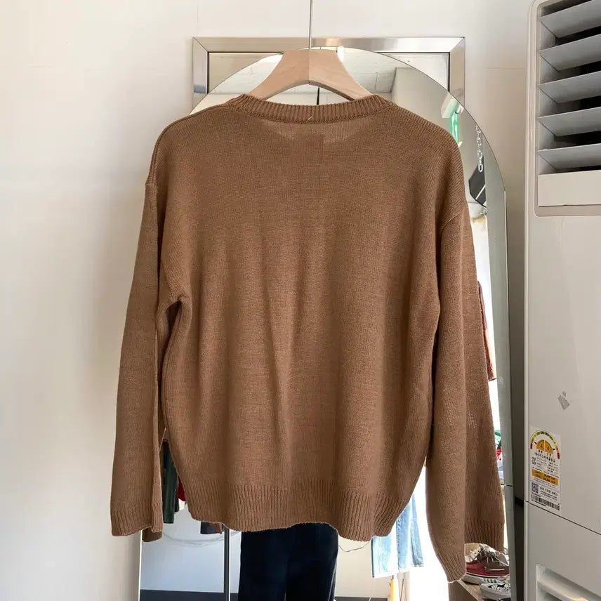 [BUNJANG] Spring Knit T-shirt / 프리사이즈 봄 니트 긴팔티 Spring Knit T shirt