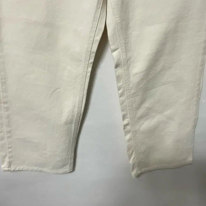 [BUNJANG] 30 LIBRE Fatigue Wide Ivory Cream Jeans / 30 LIBRE 퍼티그 와이드 아이보리 크림진 팬츠 바지 정품