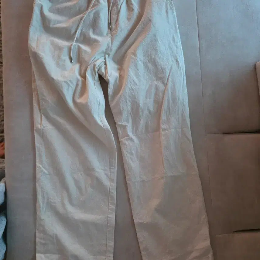 [BUNJANG] Suare Ivory Cotton Pants / 수아레아이보리색 면바지