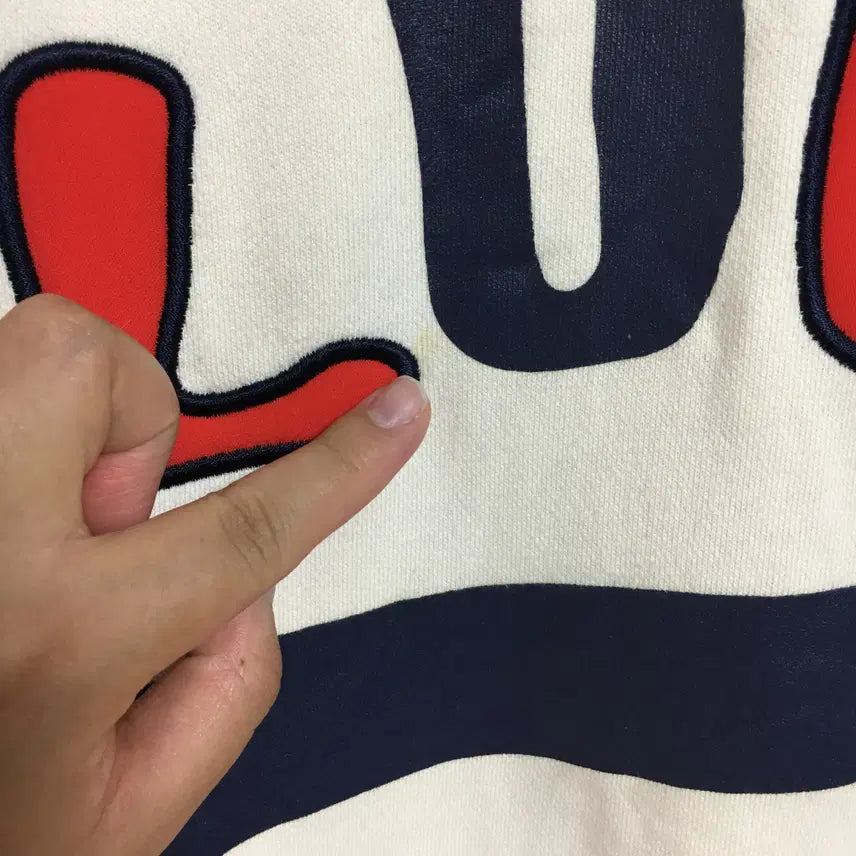 [BUNJANG] Lucky Chouette Lettering Sweatshirt Dress / 럭키슈에뜨 맨투맨 레터링 원피스 36