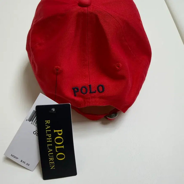 [BUNJANG] Polo Ralph Lauren Cotton Twill Baseball Cap Red / 폴로 랄프로렌 볼캡 모자 (레드)(새상품)