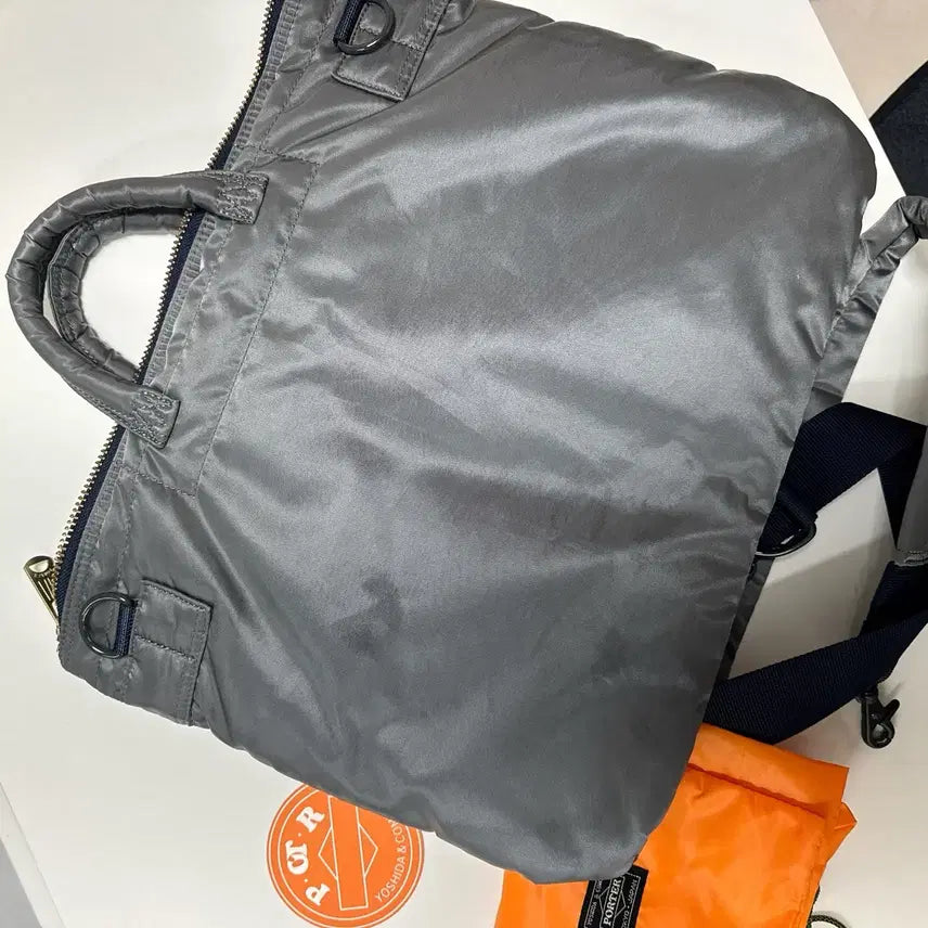 [SOLD OUT] 요시다포터 가방 탱커 2way 브리프케이스 실버 porter