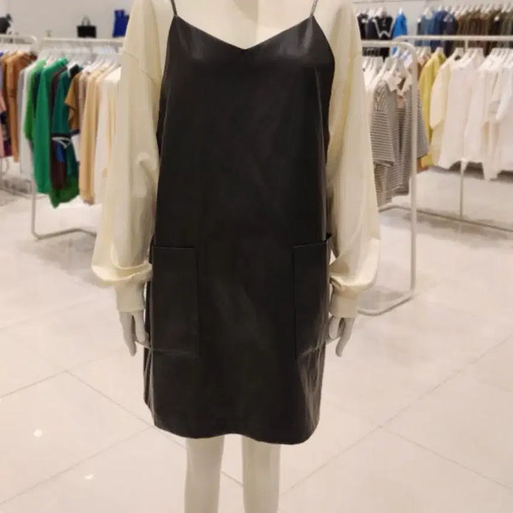 [BUNJANG] Studio Tomboy Leather Dress / 스튜디오톰보이 가죽원피스