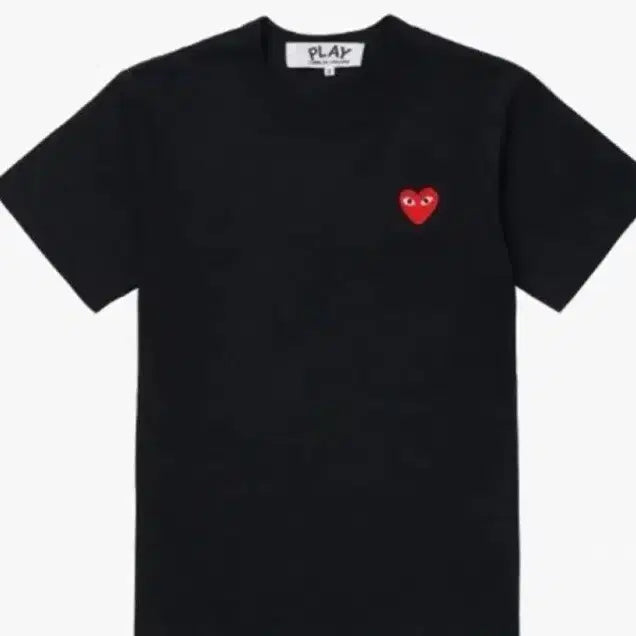 [BUNJANG] Comme des Garcons Play Short Sleeve T-shirt / 꼼데가르송 플레이 반팔 티셔츠 블랙/화이트