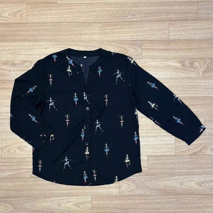 [BUNJANG] Ballerina Pattern Blouse / (옷장정리중)발레리나 패턴 블라우스