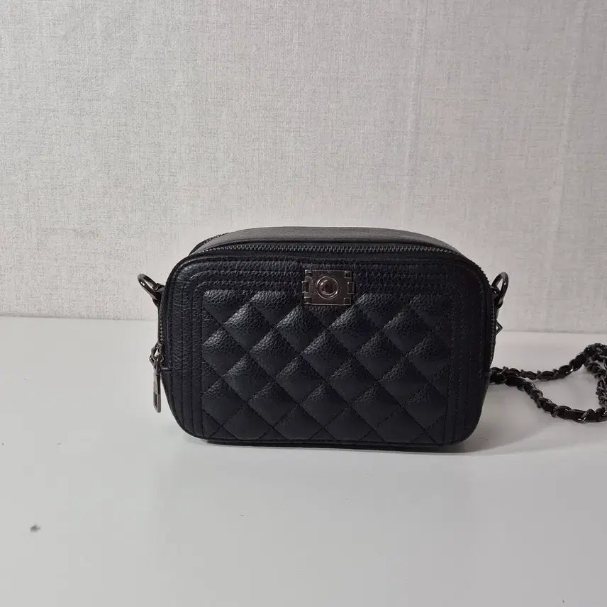 [BUNJANG] Elsaveroni Genuine Leather Mini Crossbody Bag / 엘사베로니 소가죽 미니 크로스백