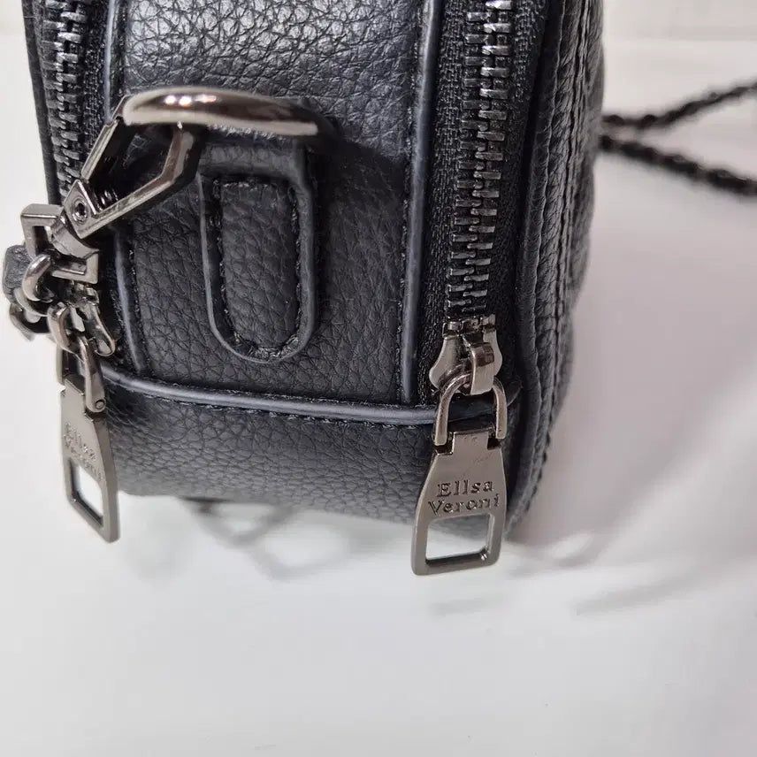 [BUNJANG] Elsaveroni Genuine Leather Mini Crossbody Bag / 엘사베로니 소가죽 미니 크로스백