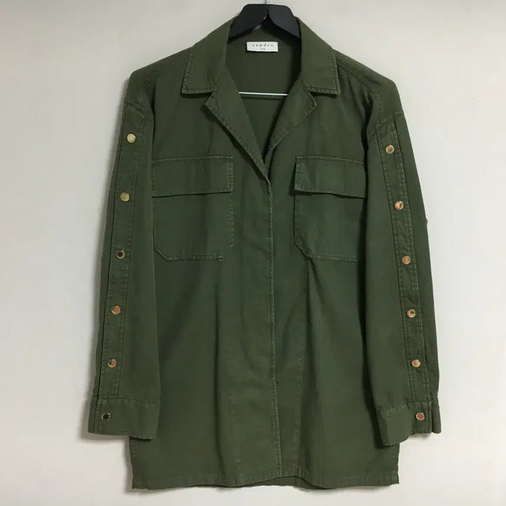 [BUNJANG] Sandro Khaki Oversized Jacket / SANDRO 산드로 야상 자켓 36