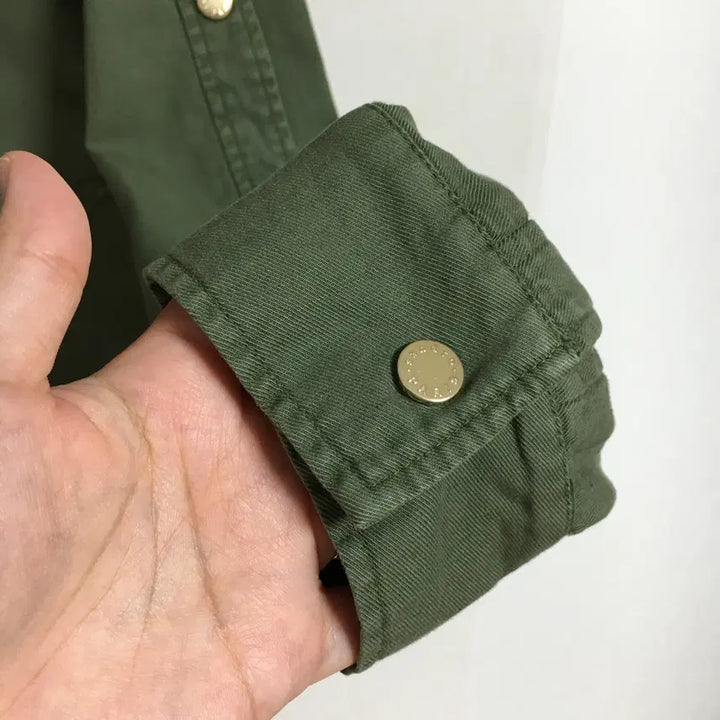 [BUNJANG] Sandro Khaki Oversized Jacket / SANDRO 산드로 야상 자켓 36