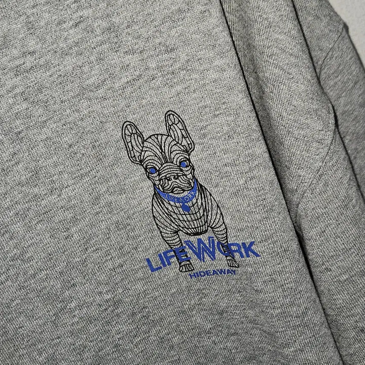 [BUNJANG] Lifework Hoodie Grey L / 라이프워크 후드티 그레이 L