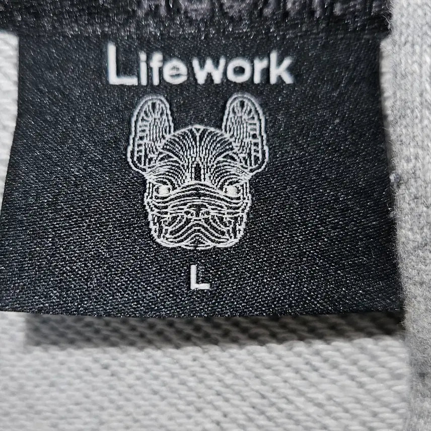 [BUNJANG] Lifework Hoodie Grey L / 라이프워크 후드티 그레이 L
