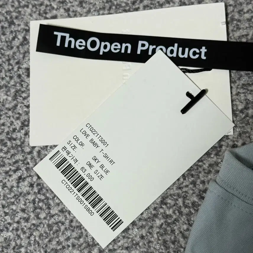 [BUNJANG] TheOpen Product Short-Sleeved T-shirt / [정가 6만원 새상품] 더오픈프로덕트 반팔
