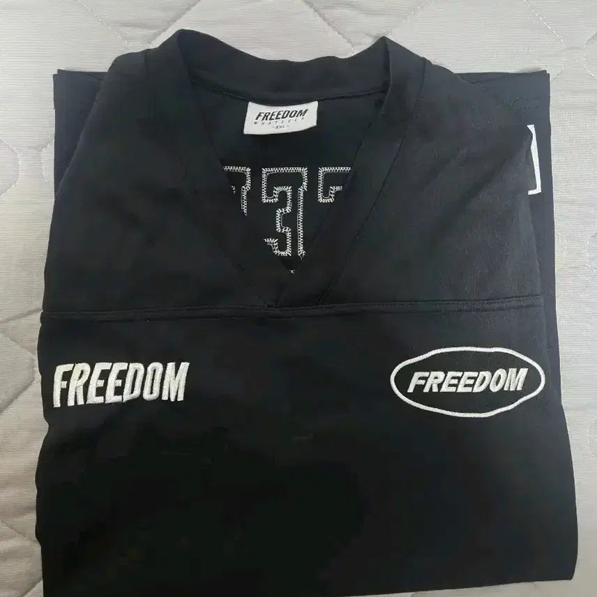 [SOLD OUT] [품절2XL]프리덤 논메쉬 럭비티 블랙