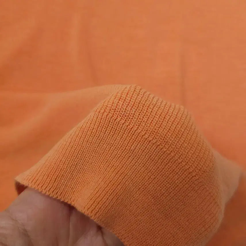 [BUNJANG] Orange Short-Sleeve Knit Top / (F)빨주노초 여성 반팔 니트 오렌지 L2W2936