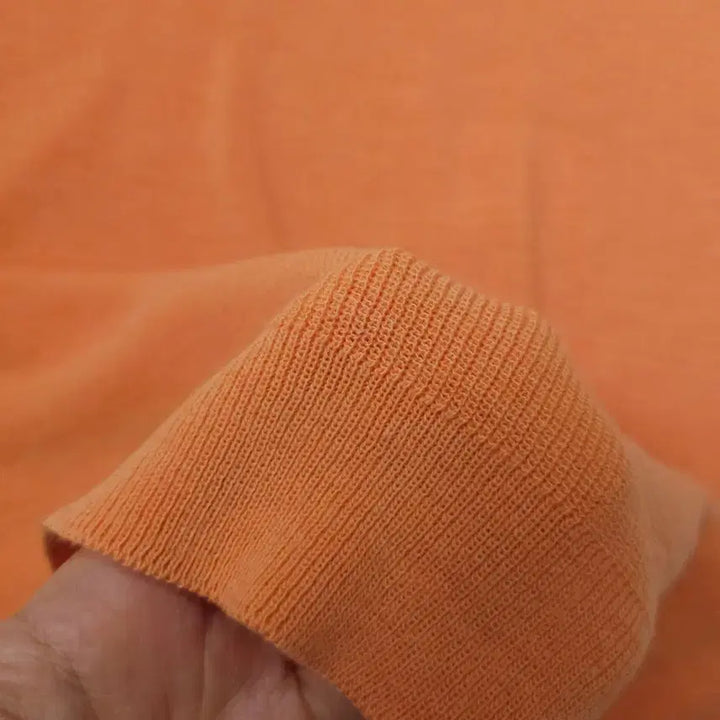[BUNJANG] Orange Short-Sleeve Knit Top / (F)빨주노초 여성 반팔 니트 오렌지 L2W2936