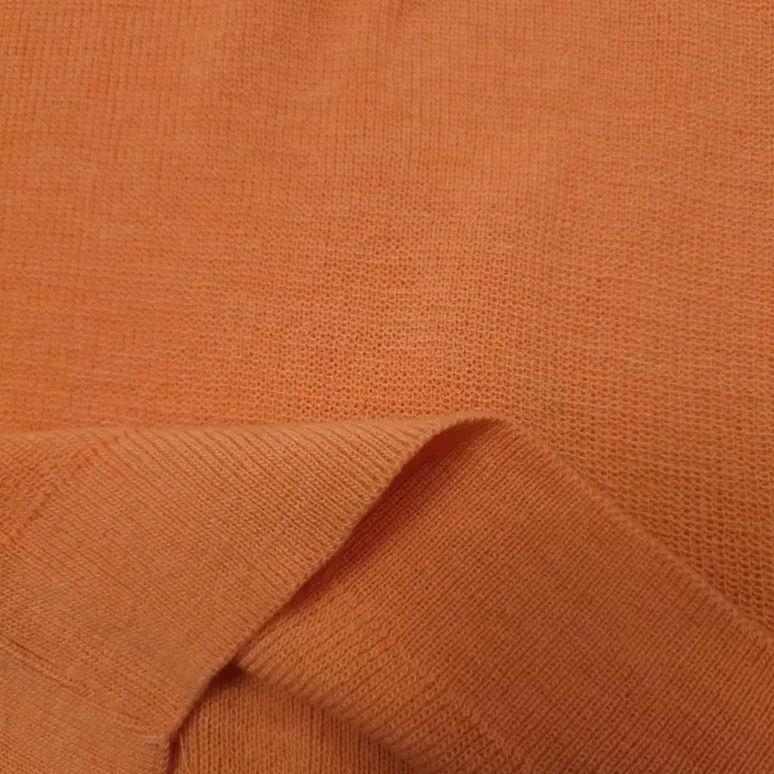 [BUNJANG] Orange Short-Sleeve Knit Top / (F)빨주노초 여성 반팔 니트 오렌지 L2W2936