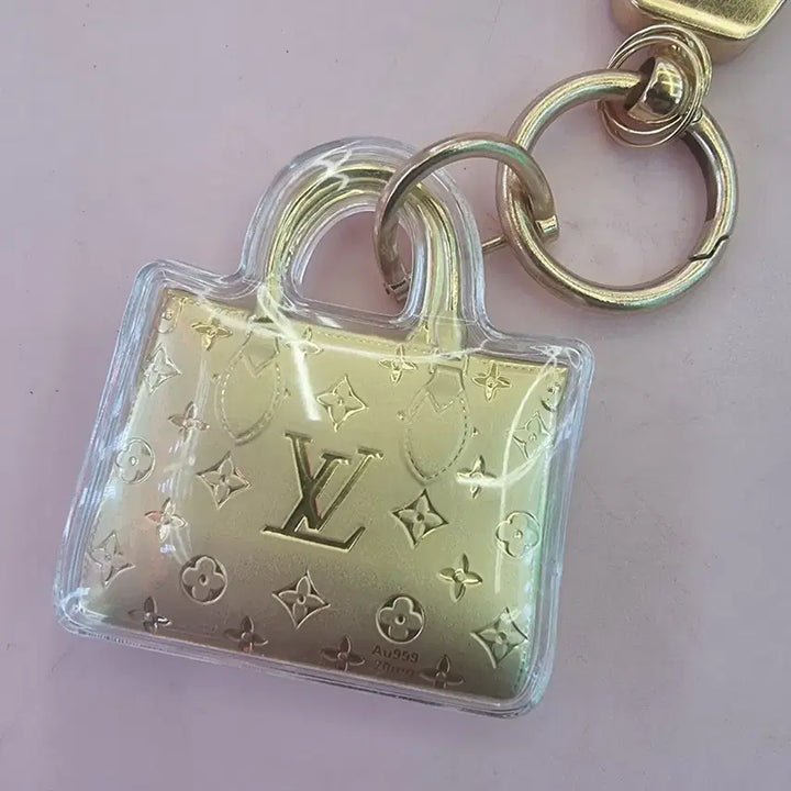 [BUNJANG] Gold Bag-Shaped Keychain Set / 가방 모양 골드 키링 세트