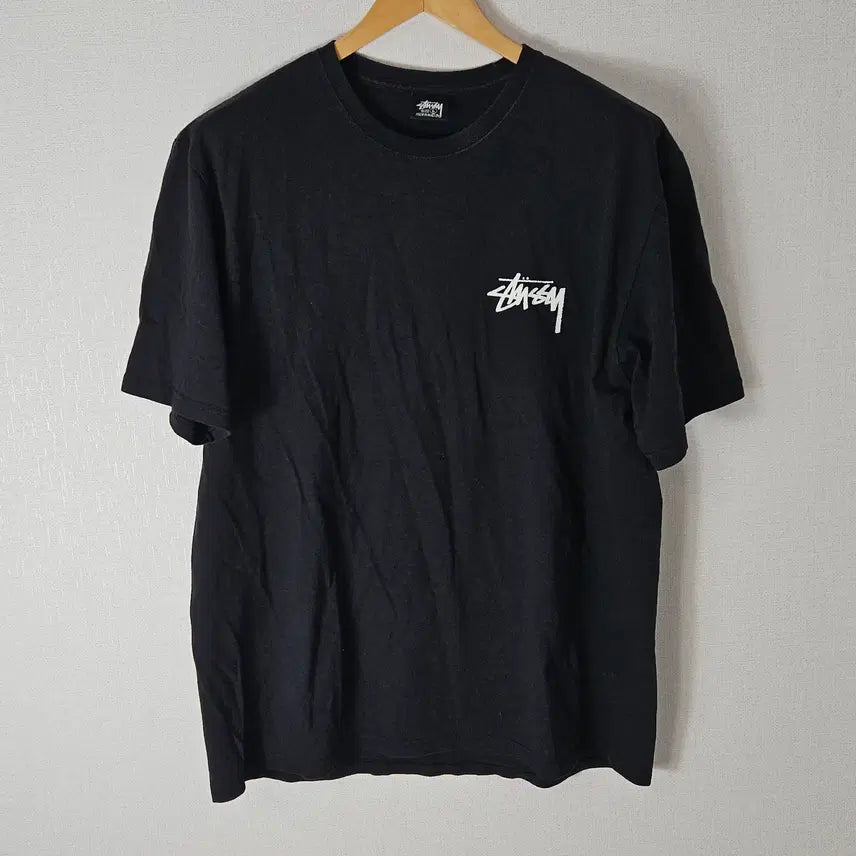 [SOLD OUT] 스투시 퍼지 다이스 반팔 티셔츠 블랙 L 정품