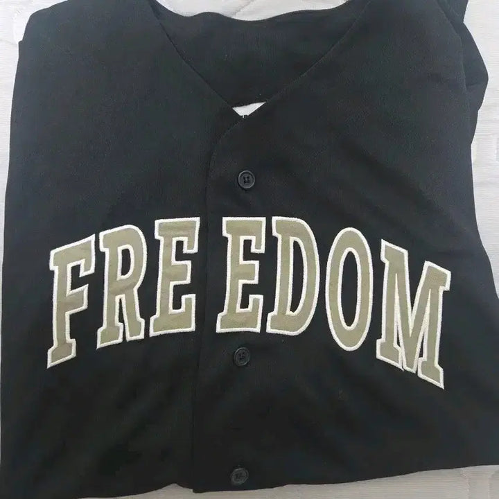 [BUNJANG] Freedom Baseball Jersey (Black) / [3XL]프리덤 베이스볼져지 블랙
