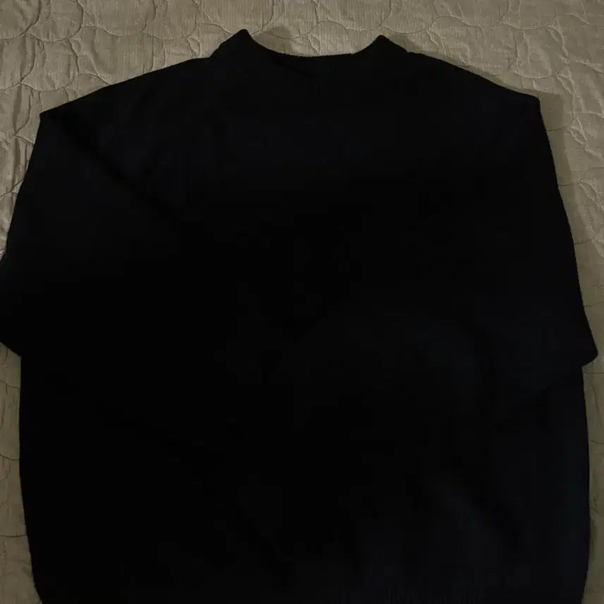 [BUNJANG] Thomas More Lambswool Round Knit Navy L / 토마스모어 램스울 라운드 니트 네이비 L