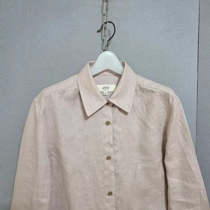 [SOLD OUT] 바네사브루노아떼 인디핑크 린넨 남방 55 n4609