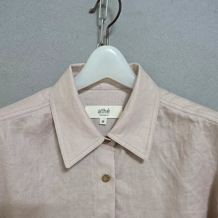 [SOLD OUT] 바네사브루노아떼 인디핑크 린넨 남방 55 n4609