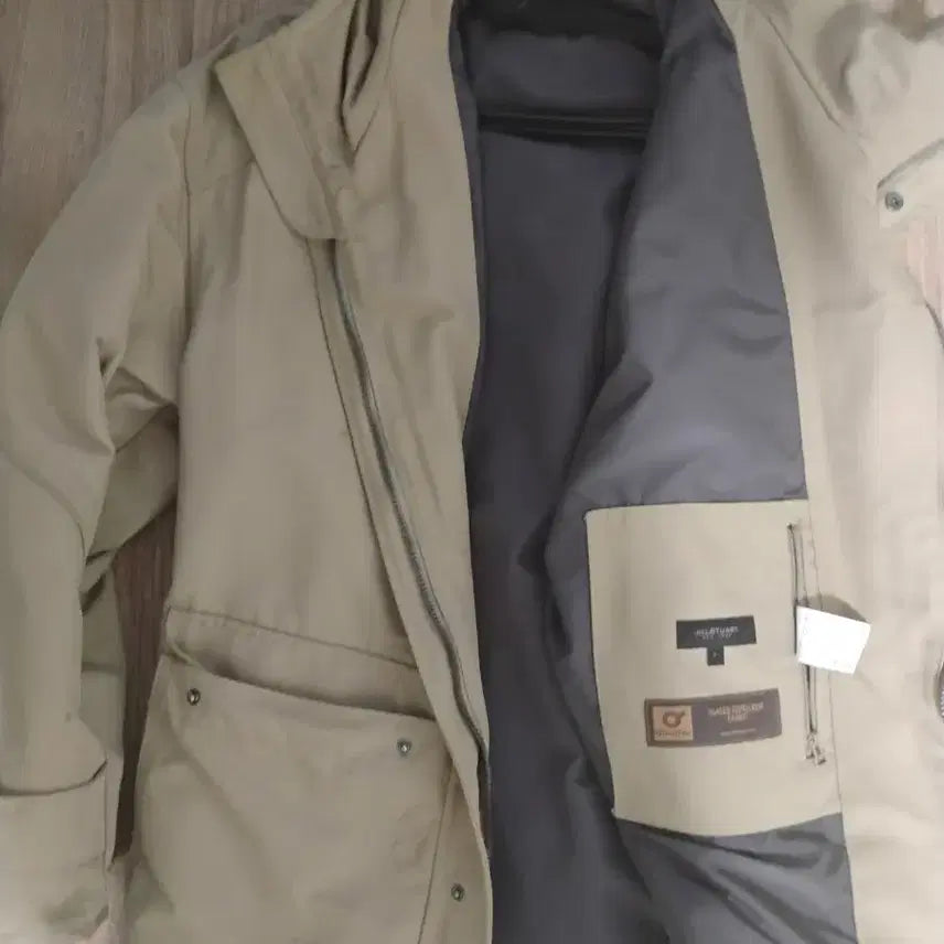 [BUNJANG] Jill Stuart Beige Hooded Coat / 질스튜어트 베이지색 후드 코트