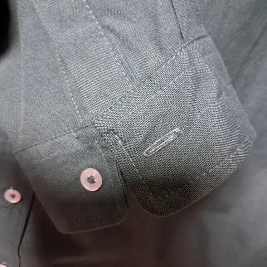 [SOLD OUT] 꼼데가르송 플레이 레드 하트 카키 셔츠 XXL(105)