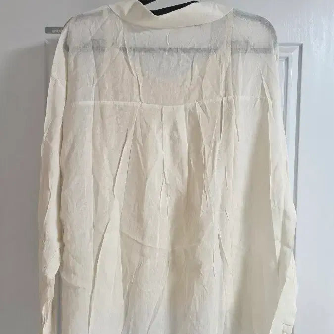 [BUNJANG] See-Through Shirt and Camisole Set (Size 55-77) / 새상품 시스루셔츠나시세트(55-77)