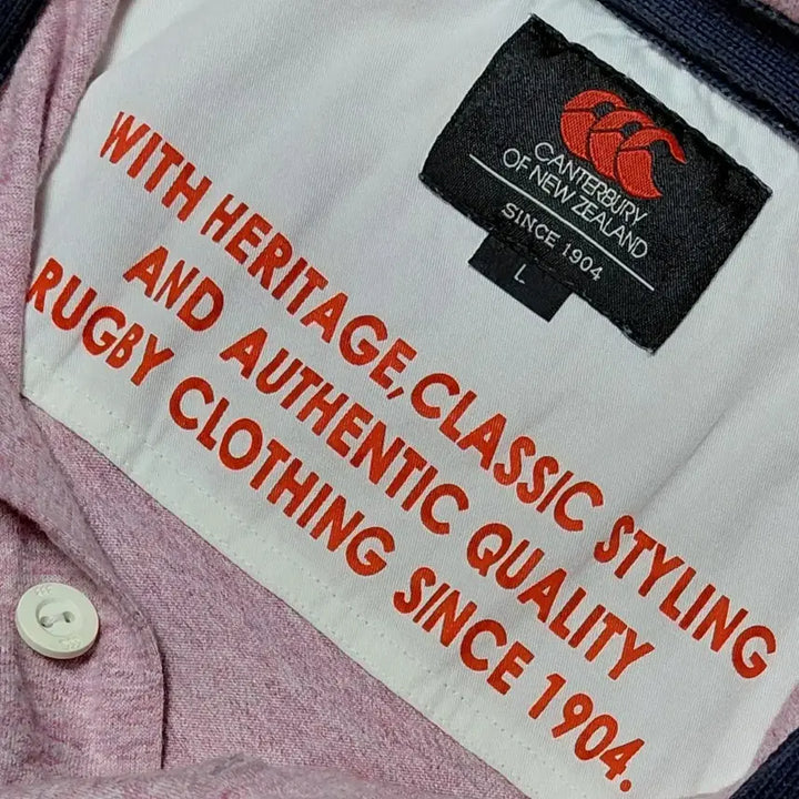 [BUNJANG] Canterbury Vintage Classic Heritage Pique Shirt / [L] 캔터베리(Canterbury) 빈티지 클래식 헤리티지 피케 셔츠