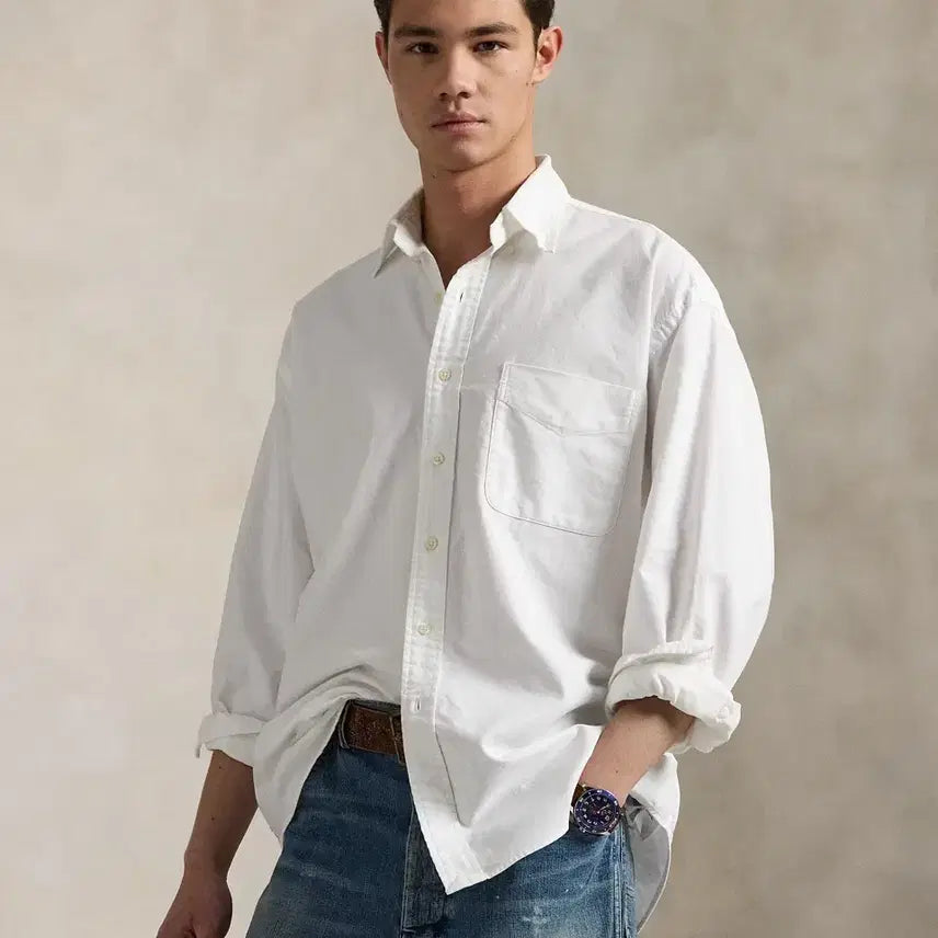 [BUNJANG] Polo Ralph Lauren The Big Collection Oversized Shirt / 폴로 랄프로렌 빅 셔츠