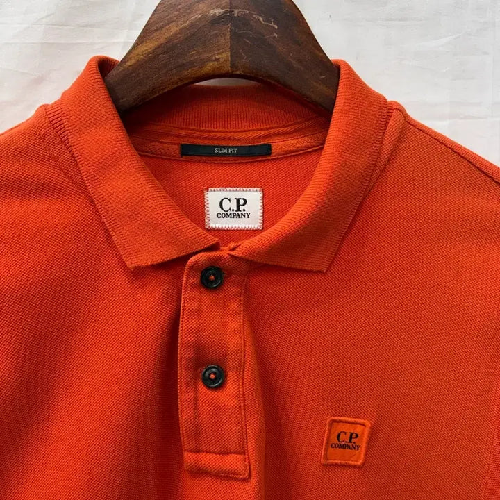 [BUNJANG] CP Company Orange Polo T-Shirt M / CP컴퍼니 오렌지 카라티 M(정품)