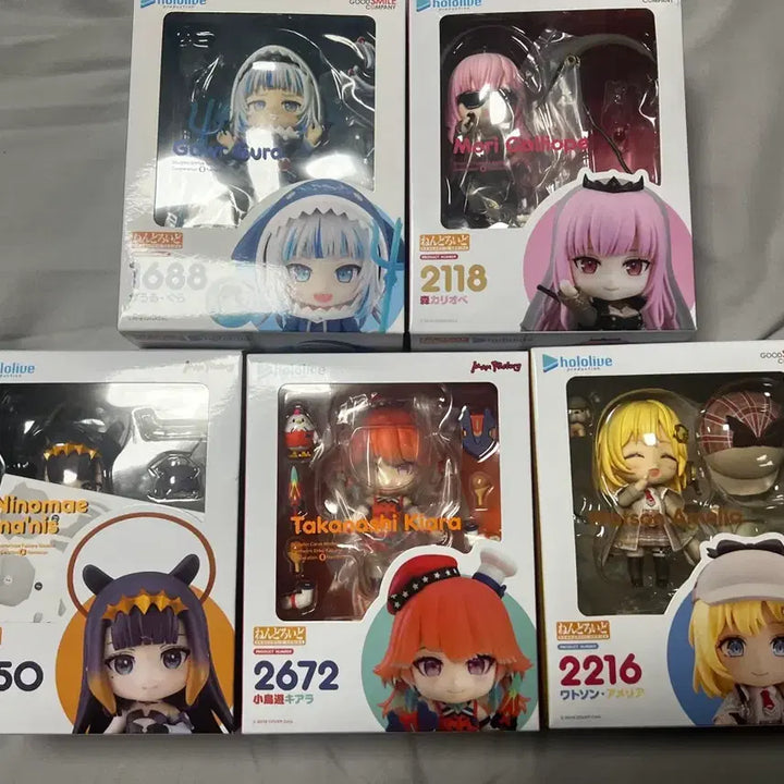 [BUNJANG] Hololive EN 1st Gen Nendoroid Bundle Set / 홀로라이브 en 1기 넨도로이드 세트