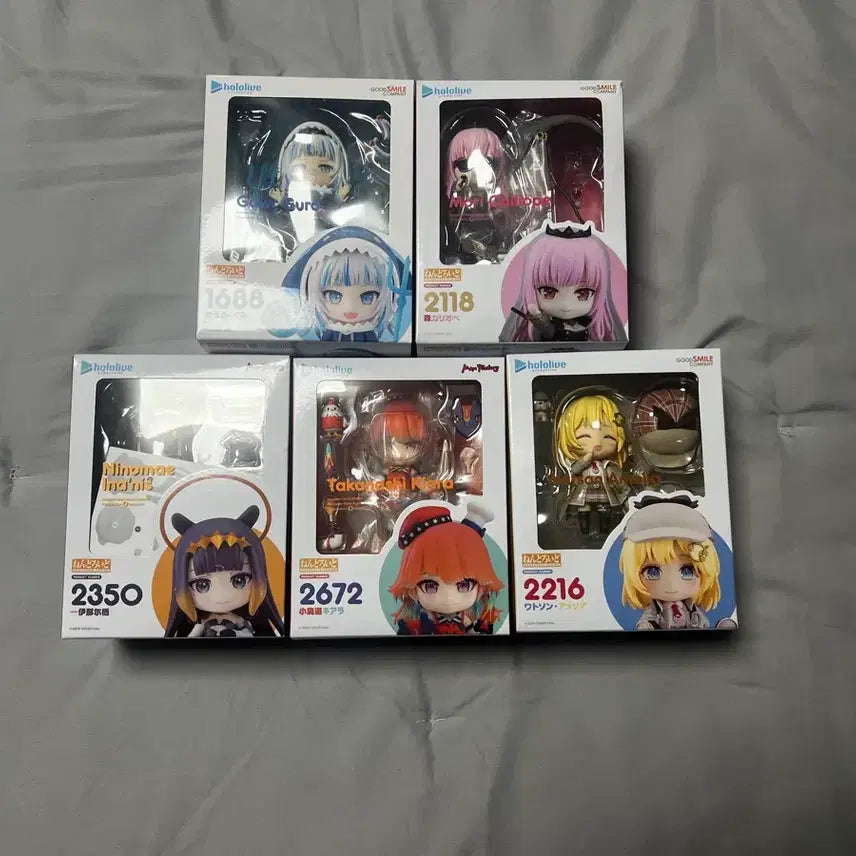 [BUNJANG] Hololive EN 1st Gen Nendoroid Bundle Set / 홀로라이브 en 1기 넨도로이드 세트