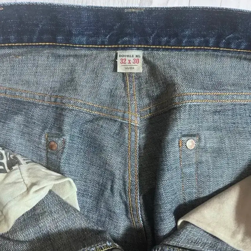 [BUNJANG] RRL Vintage Five Pocket GOBBINS Washed Denim Jeans / RRL 빈티지 파이브 포켓 기빈스 워싱 데님 진 32x30